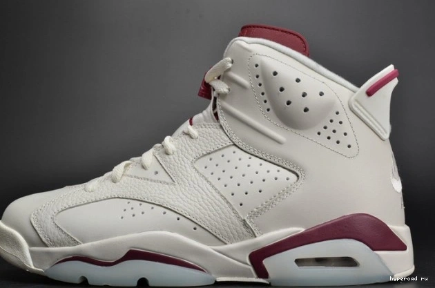 white Air 384664-116 Jordan Retro 6 Maroon 1125